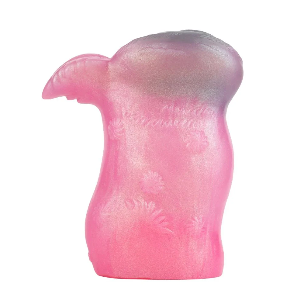 Fantasy Monster Dragon Beast Masturbation Cup Polarized Gold Powder Soft Fawn Vagina Male Masturbator Adult Toys