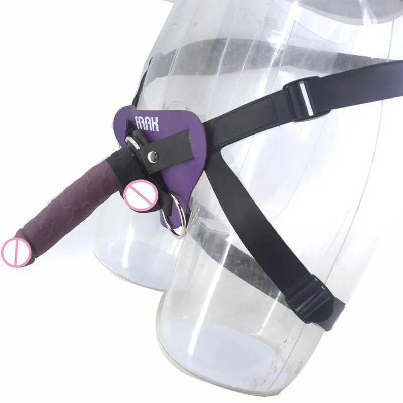 Strap on 19cm Dildo for Lesbian Pegging Men Realistic Silicone Dildo Harness Sex Toy Strapon Couple love Lgbt Lesbian
