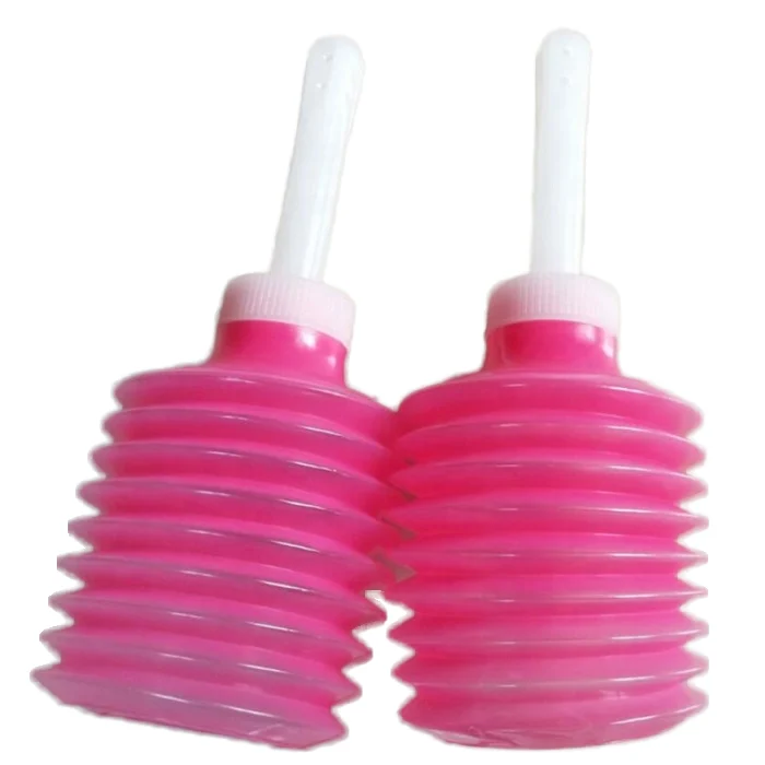 Female Private Care Disposable 180ml Plastic Vaginal Douche Syringe Women's Enema Anal Cleaning Tool