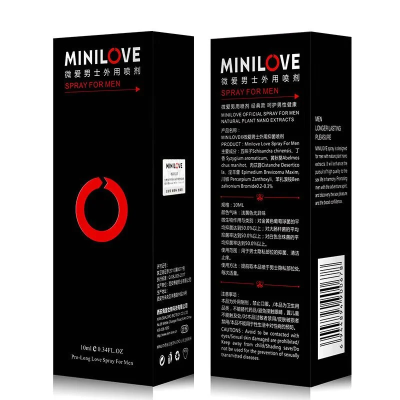 Delay Spray Adult Sexual Products 10ML Natural Herbal Minilove Men Sex Oil Enhancer Delay Spray