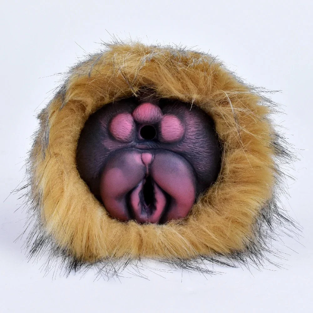 Fantasy Velvet Cat Plush Monster Pussy Simulation Soft Tight Liquid Silicone Male Masturbation Cup Adult Sex Toy