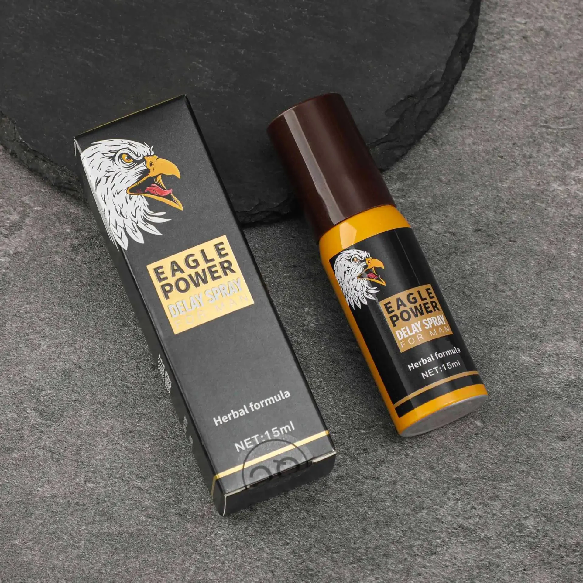 Delay Spray Adult Sexual Products 15ML Natural Herbal Eagle Power Delay Spray for Man