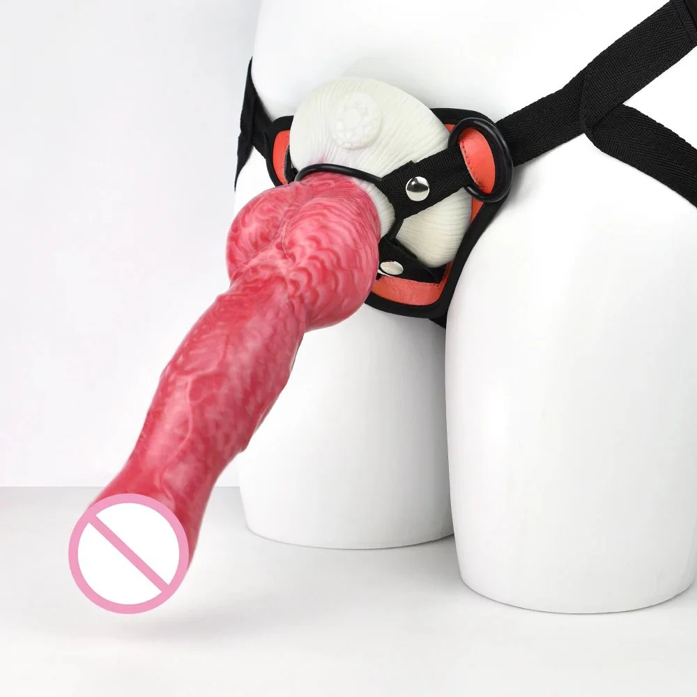 Strapon 28cm Long Dildo With Fantasy Silicone Sex Toy for Women Men Large Realistic Animal Penis Color Mixed