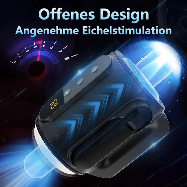 Dual Handle Sucking Male Masturbator Automatic Telescopic Massage Apparatus Sex Toys for Men
