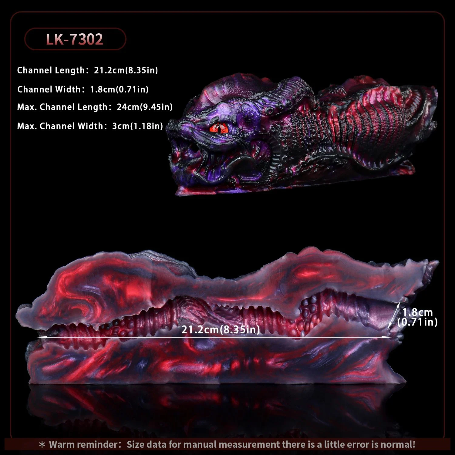 DragonSilicone Stroker Pocket Pussy Stroker Fantasy Sex Toy 3D Love Doll Realistic Vaginal Masturbation for Men