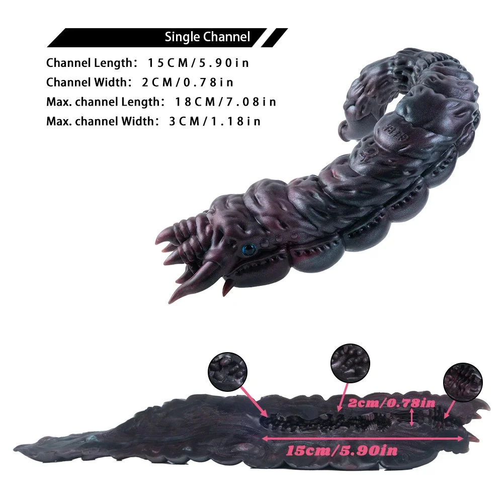 Alien Animal Shape Male Masturbator Length 42.5cm Single Channel Men Stroker Adult Sex Toys Realistic Pocket Pussy