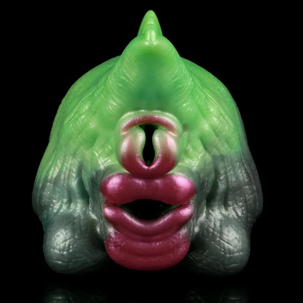 Animal-like Green Dragon Design Masturbator with Double Channel Realistic Animal Aircraft Masturbator for Men Masturbate