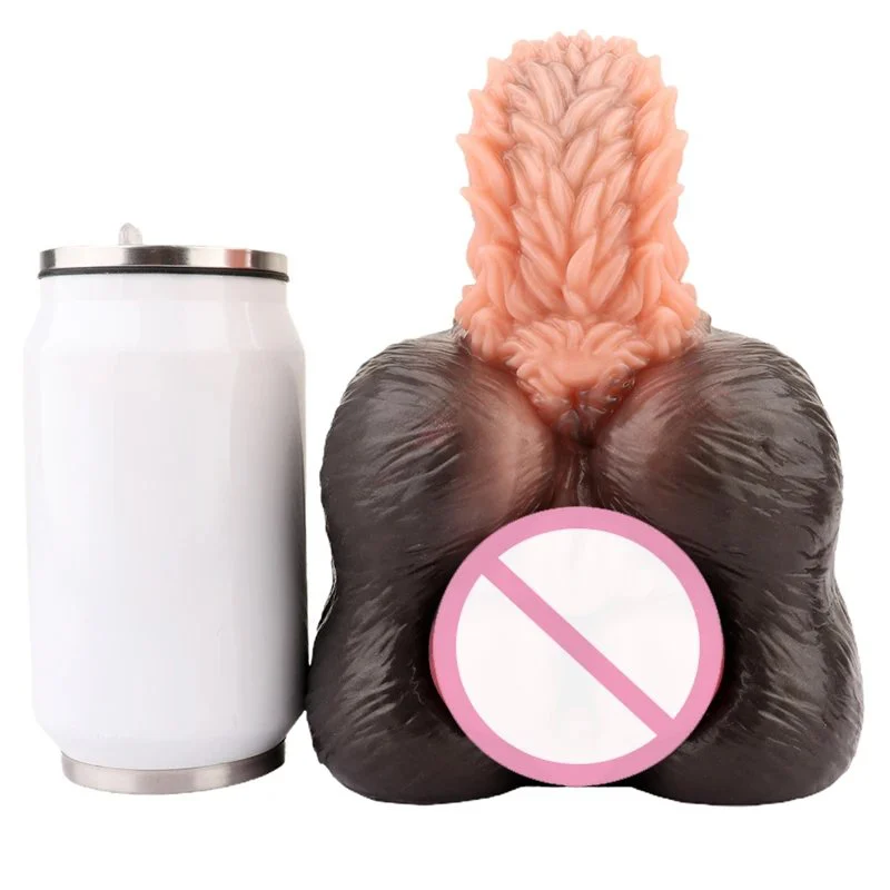Big Butt Male Masturbator Realistic Vaginal, Pocket Pussy Ass Anal Sex Love Doll Fantasy Dog, Sex Toy for Men Masturbation