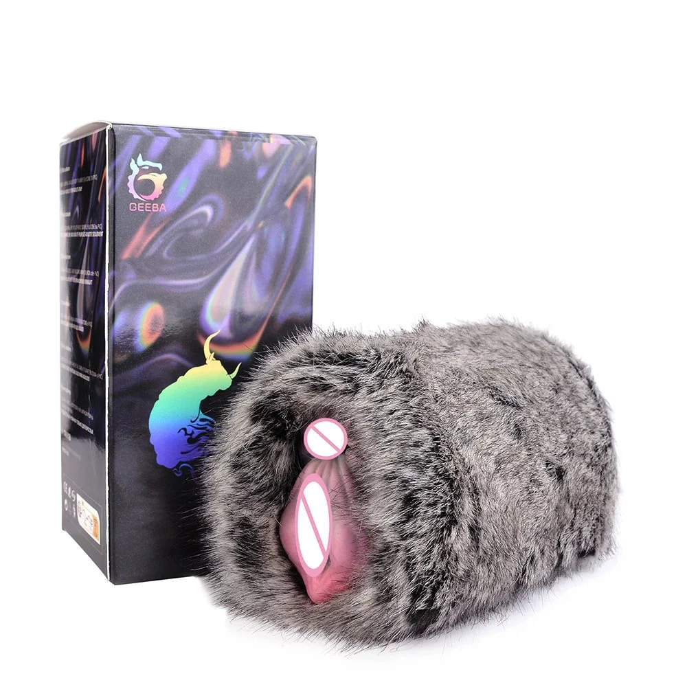 Fur Animal Masturbation Cup Fur Removable Interior Anti-slip Design