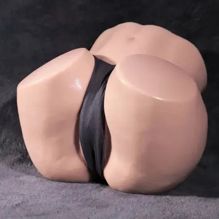 Curved Design Male Masturbator Experience Feel Realistic Simulation Skin Color Enhanced Shape Safe Silicone Material