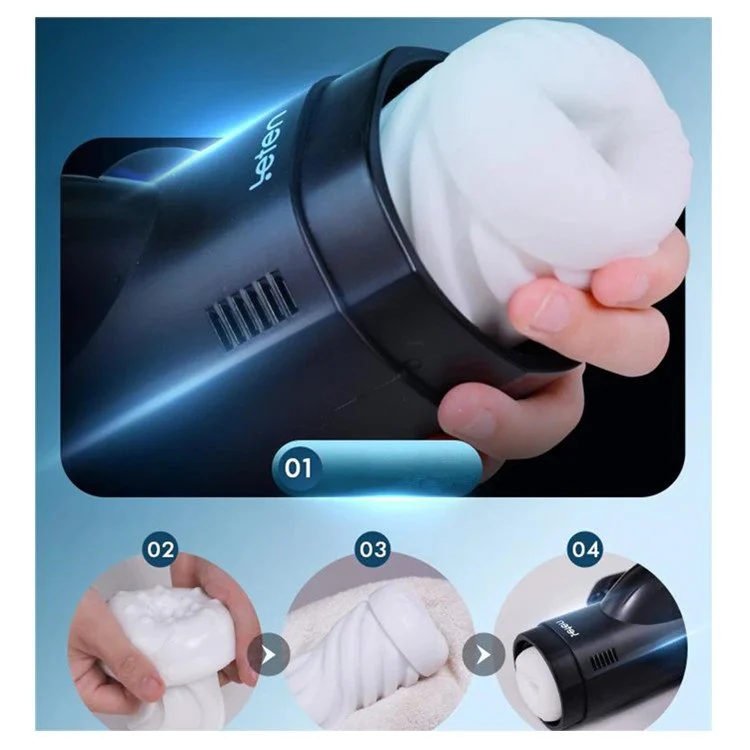 Handheld Electric Automatic Masturbation Machine for Male Telescopic Heating Sucking Masturbation Cup for Sex Toys for Men