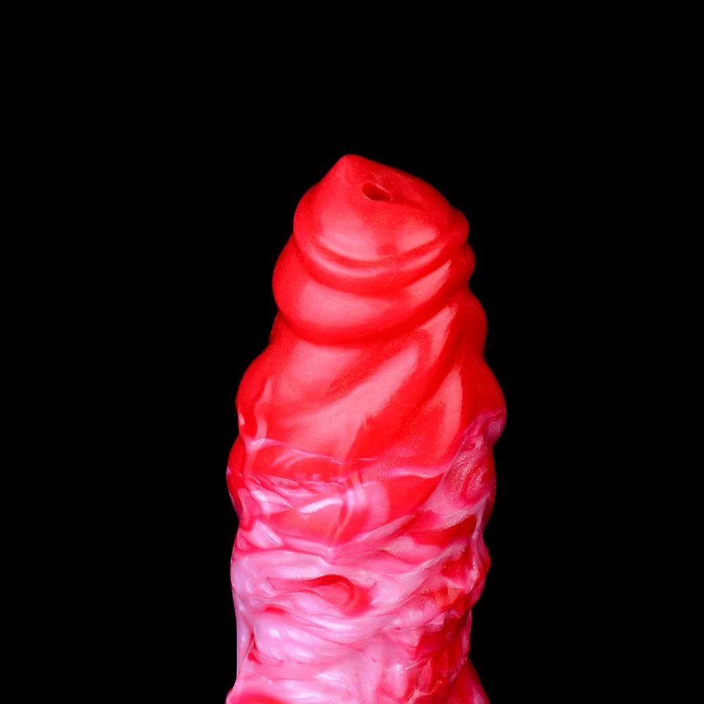 New Style Flame Color Inflatable Squirting Dildos with Suction Cup Air Bags for Women Men Gay Anal Games