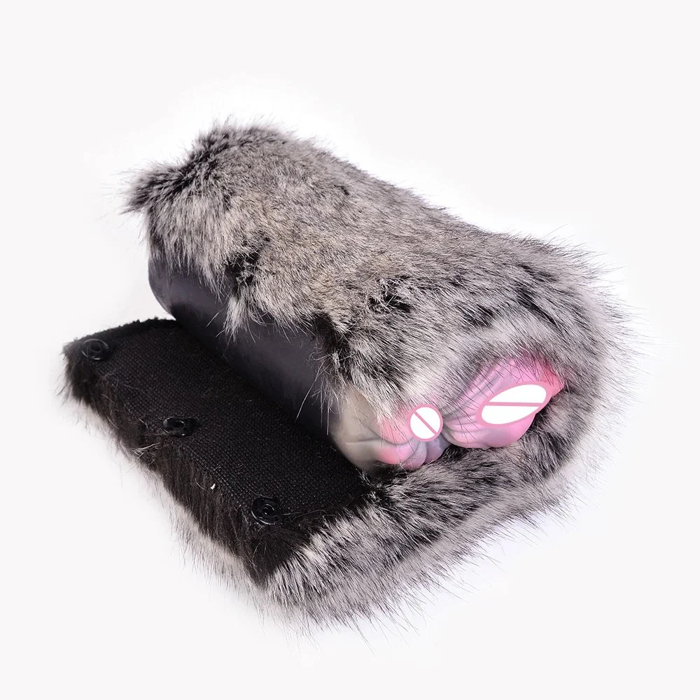Fur Animal Masturbation Cup Fur Removable Interior Anti-slip Design
