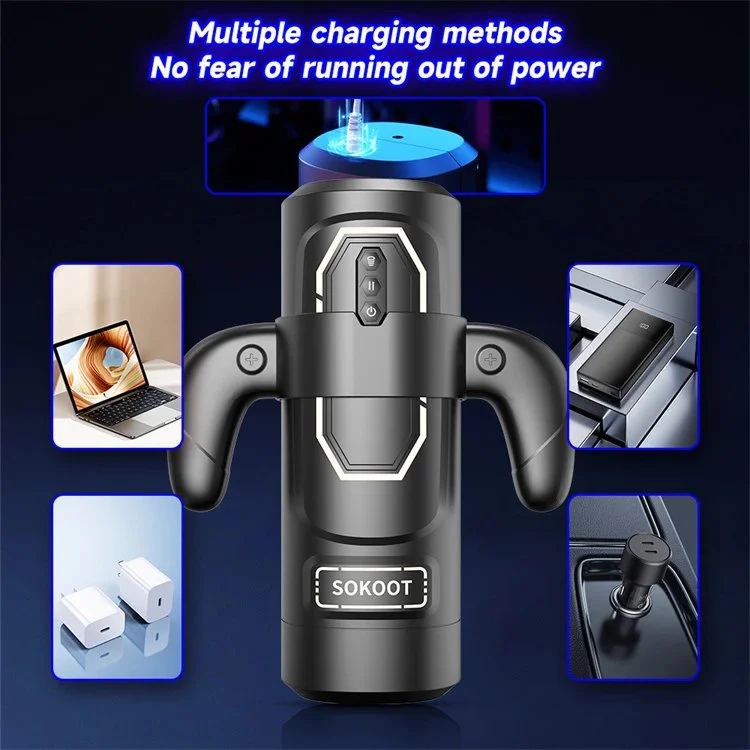 Heating Thrusting Telescopic Masturbators for Men Automatic Handles Sex Toys Vibrator