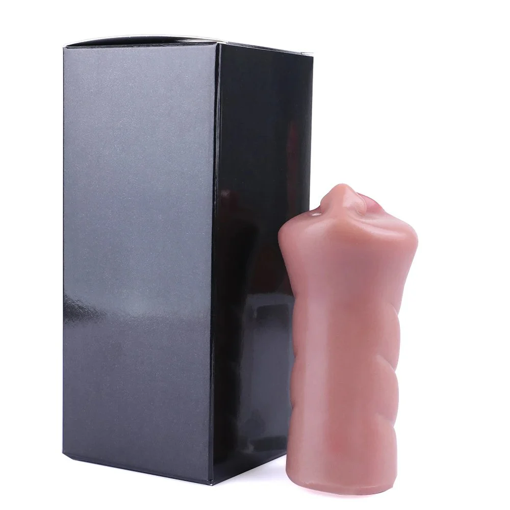 High Quality Silicone Male Masturbator Pocket Pussy Big Mouth Anal Sex Toys for Men Realistic Artificial Vagina Sex Toy