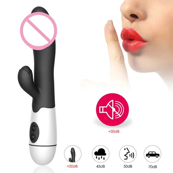 Rabbit Waterproof Adult Sex Toys Clitoris Vagina Stimulator Vibrator Wand for Women & Couples