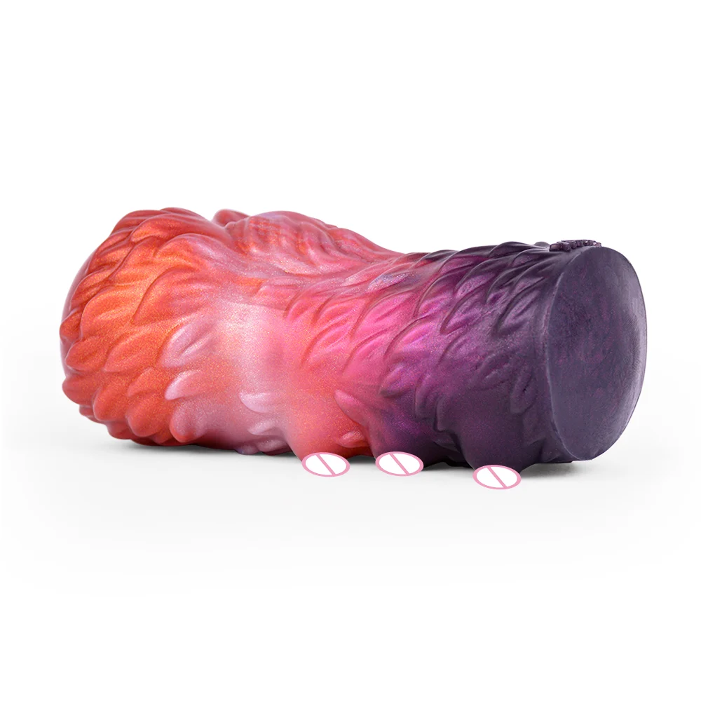 Fantasy Airplane Wolf Cup Male Masturbating Sex Toy Soft Suction Cup Anal Sex Toy Realistic Skin Silicon Vagina for Men