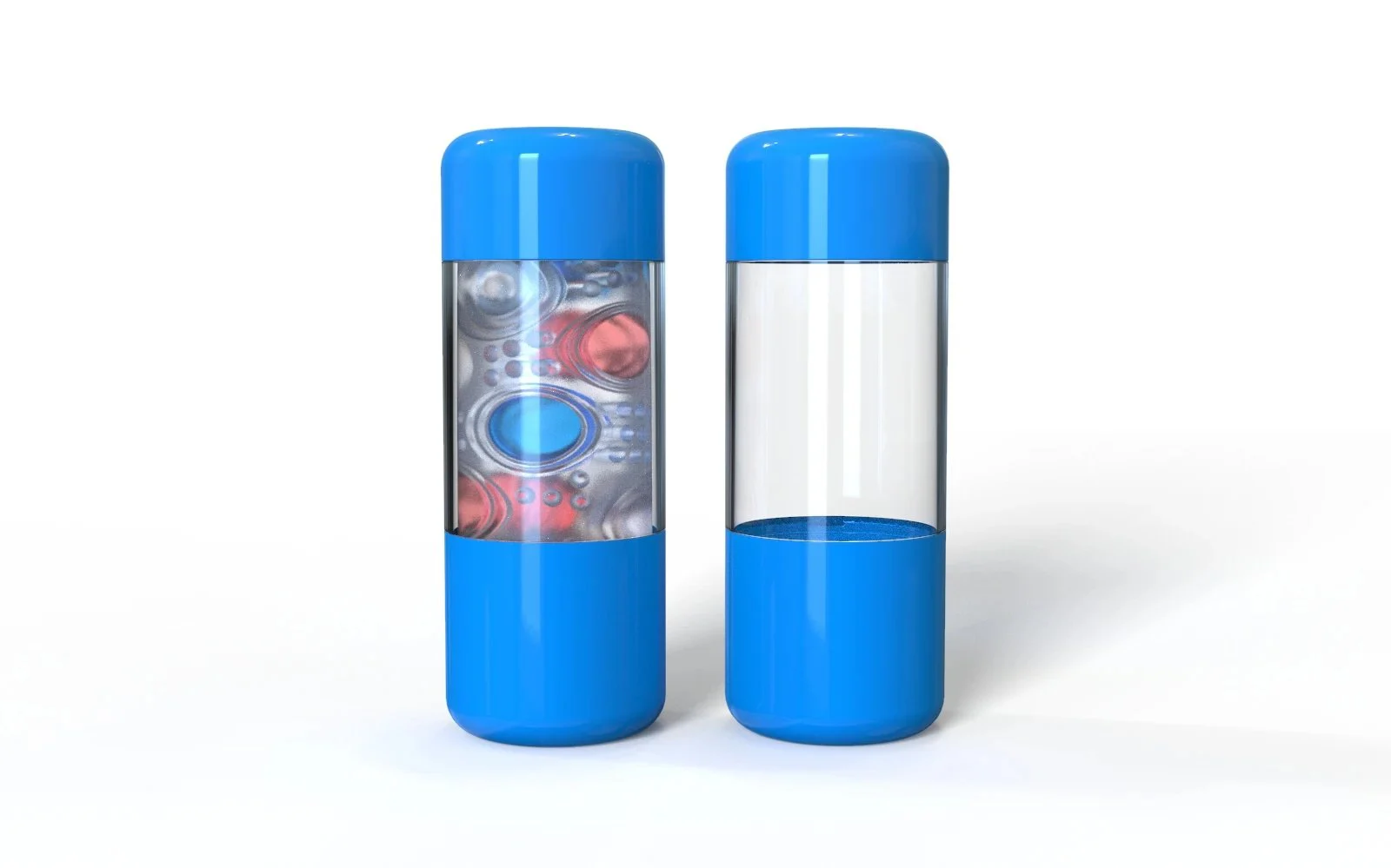 Orange Light Male Masturbation Airplane Cup with 4 Sucking & 9 Vibration Frequencies Flower Ball Design