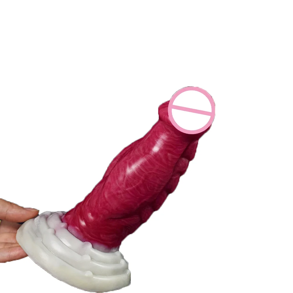 Super Big Animal Anal Plug With Mixed Color Sex Toy Dildo for Him Masturbators