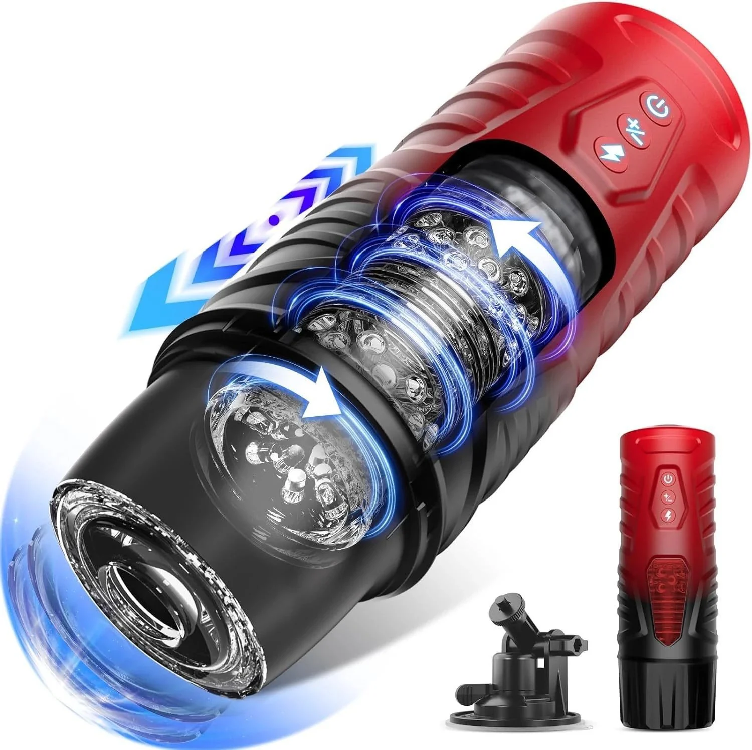 Automatic Electric Male Stroker Toy 7 Thrusting Rotating Modes Male Masturbator Cup Multiple Stimulation for Men