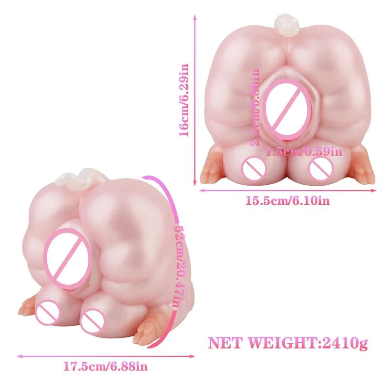 Pig Shaped Masterbtors for Man Sex Toys Soft Male Masturbator Cup Masturbation Toy,Animal Male Masturbators Sex Toys Men