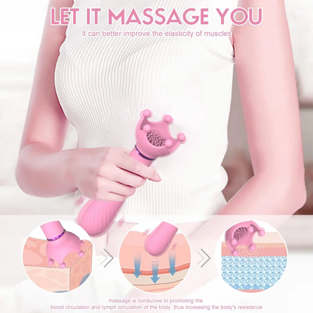3 in 1 Finger Patting G Spot Rabbit Vibrator Sex Toys for Adult Woman Clitoral Stimulator Flap Dildo Vibrator