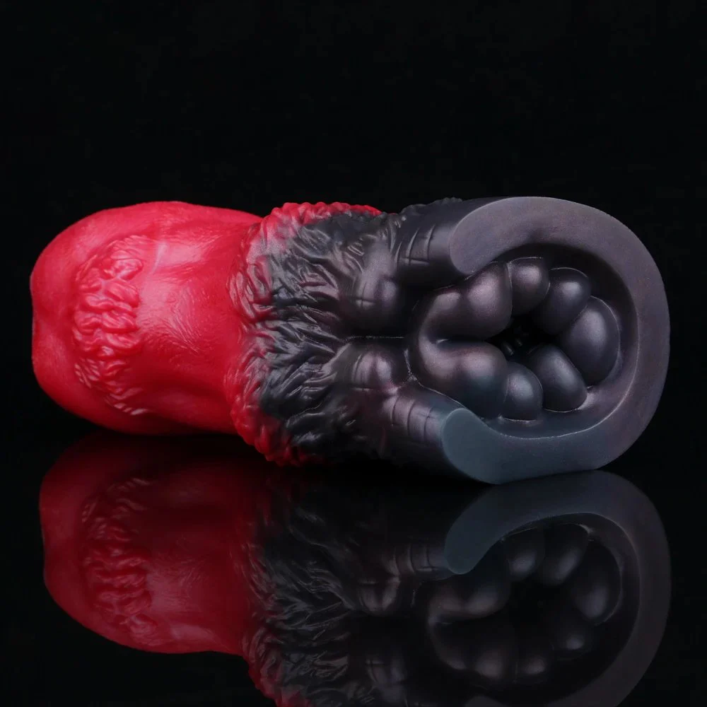 Fantasy Donkey Hoof Male Masturbator Soft Silicone Single Channel with Textured Particle Tunnel for Realistic Pleasure