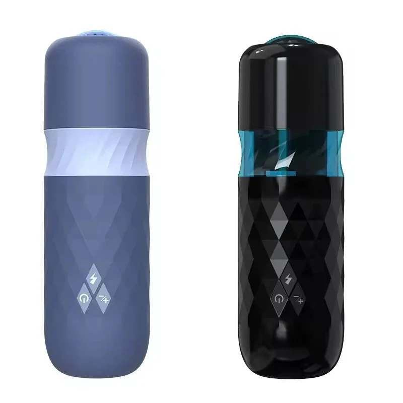 High-frequency Men's Electric Masturbation Cup TPE Dildo Design 10 Adjustable Rotation Modes Hands-free Waterproof IPX7 Vibrator