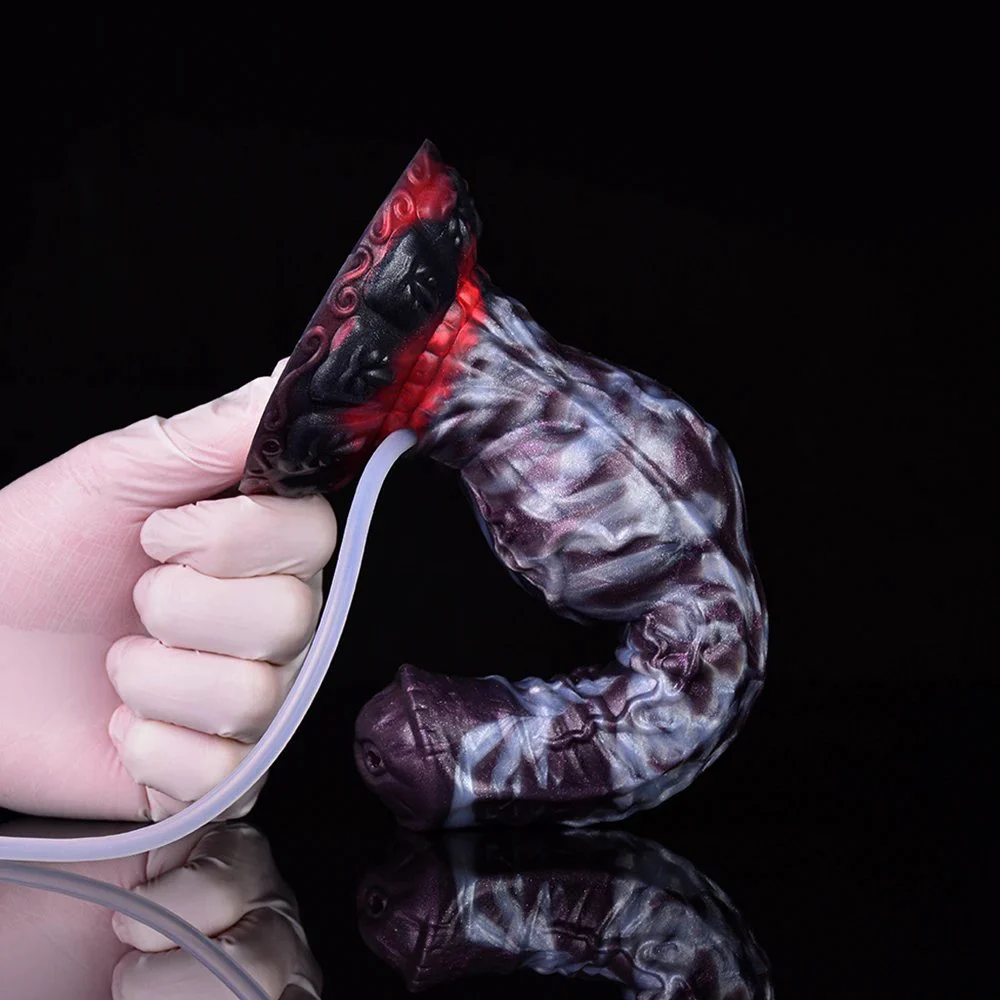 Squirting Dildo alien Cock Squirting Cock Wolf Animal Dildos with Suction Cup Ejaculating Dog Dildo Adult Sex Toy for Women