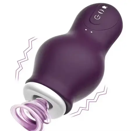 Automatic Sucking Masturbator Cup Male Sex Toy with 7 Suction & Vibration Modes TPE Pocket Pussy for Men Adult