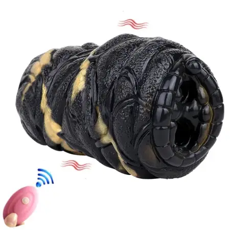 Fantasy Male Masturbator with Vibration Silicone Vibrating Masturbation Cup Realistic Vagina Pocket Pussy Sex Toys for Men