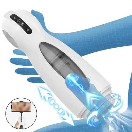 Customized Male Masturbators Thrusting Rotating Automatic Electric Masturbator 100% Waterproof Real Sex Feel Adult Sex