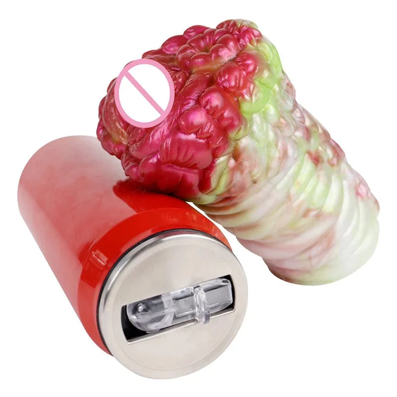 Dual Channel Sheep Pocket Pussy Liquid Silicone Animal Male Masturbator Monster Sex Doll Suitable for Male Masturbation