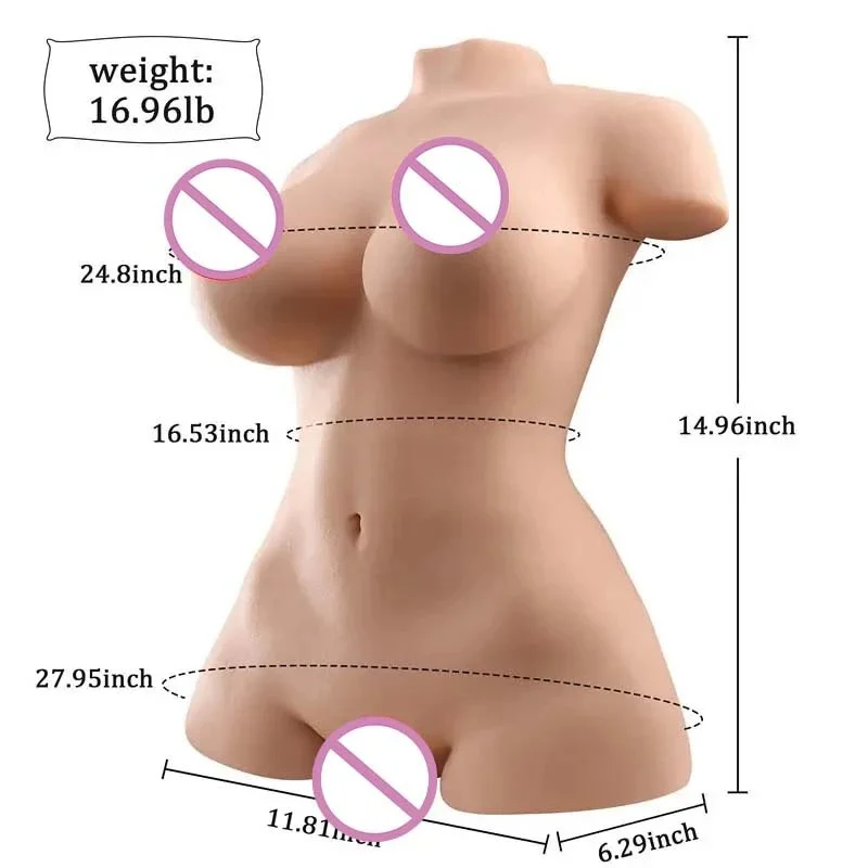 Pussy Lifelike Waterproof Eco-Friendly Heated Voice Sex Doll for Male Masturbation