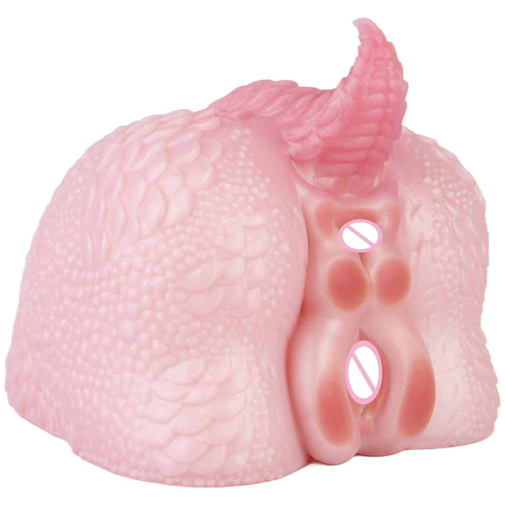 Fantasy Fox Vibrating Pocket Pussy for Man Silicone Male Masturbator Stroker 3D Lifelike Butt With Vagina Anal