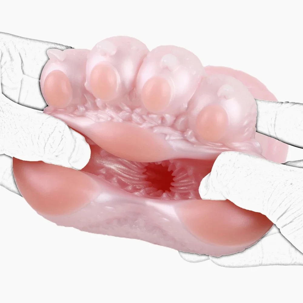 Fantasy Monster Animal Shape Silicone Male Masturbator Single Channel Realistic Vagina Man Stroker Sex Toys Pocket Pussy