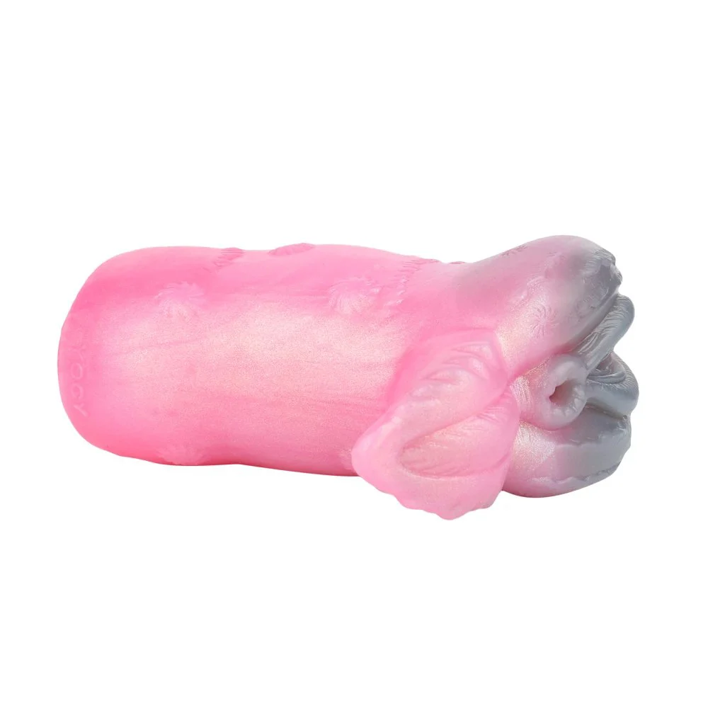 Fantasy Monster Dragon Beast Masturbation Cup Polarized Gold Powder Soft Fawn Vagina Male Masturbator Adult Toys