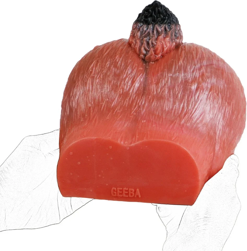 Fantasy fox Buttock Male Masturbator Big Size Masturbator Silicone Soft Vagina Fantasy Vagina Sex Toys for Men