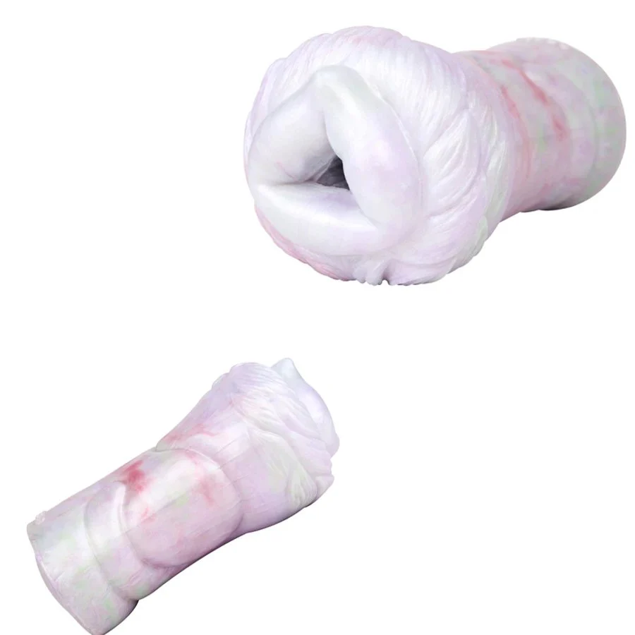 6.3 Inch Soft Liquid Silicone Monster Male Masturbation Cup Real Pussy Erotic Adult Sex Toy for Men