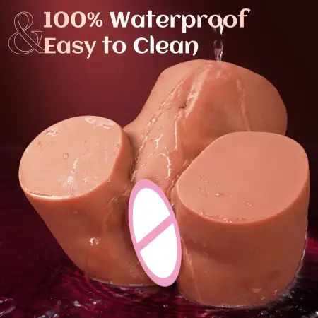 Lifelike TPE+ABS Vagina Sex Doll Big Ass Half Body Silicone Design Male Masturbation APP Controlled Product