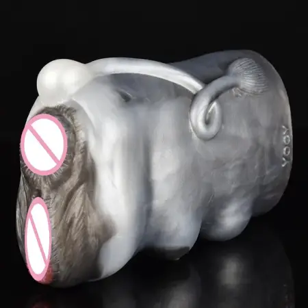 Realistic Silicone Animal Mouth Male Masturbator Cup Masturbator for Men Reduce Sensitivity and Extend Erection Time