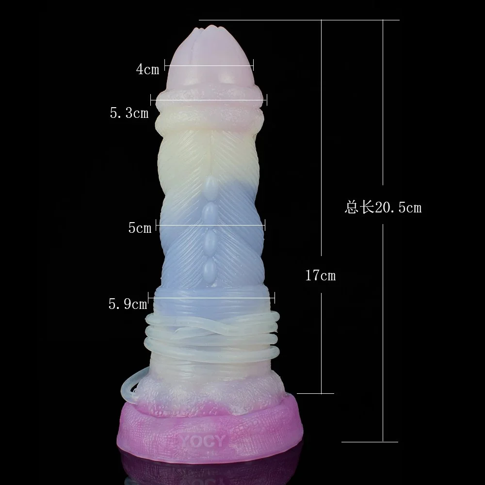 Super Hot Fantasy Realistic Huge Monster Artificial Dildo Squirting Animal Colorful Silicone for Women Vagina