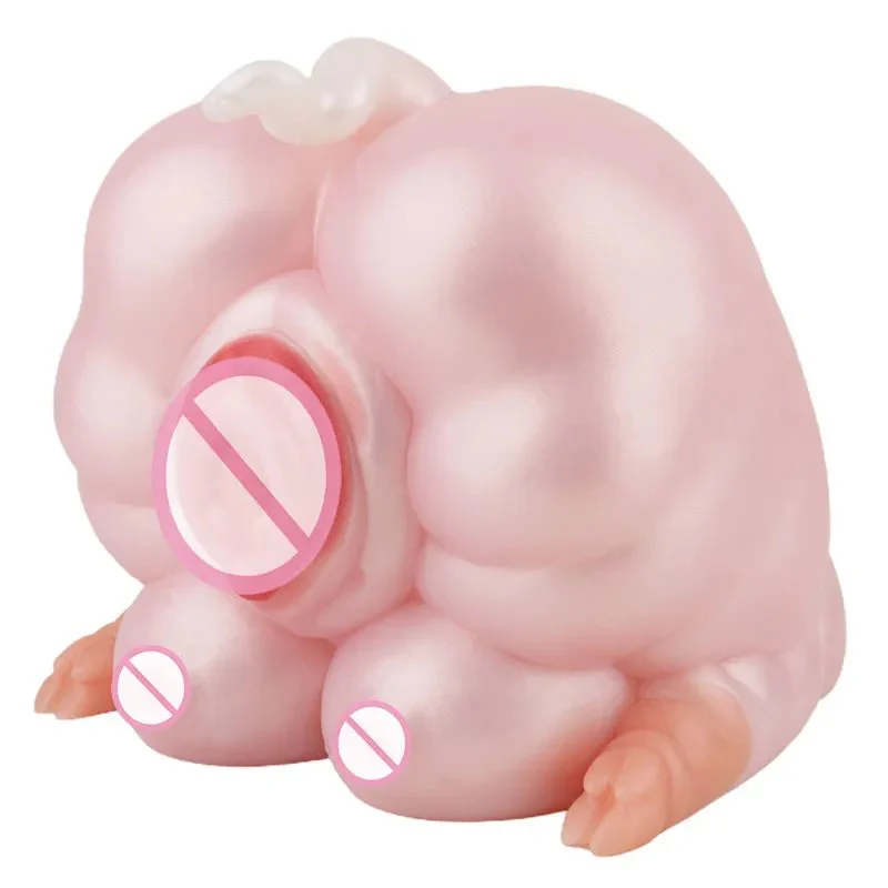 Male Masturbator with Dual Channels and a Strong Enveloping Sensation the Animal-themed Masturbator