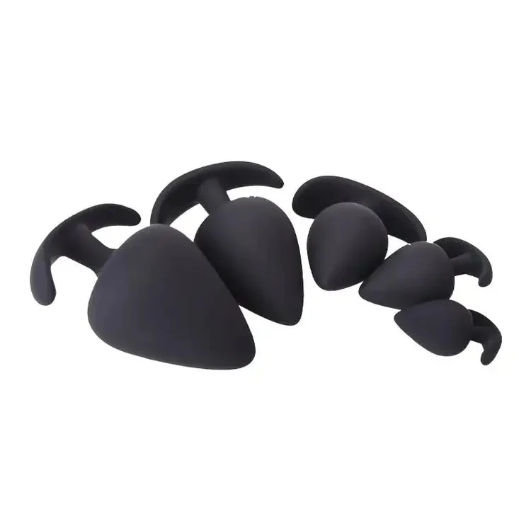 5PCS Anal Masturbation Sex Toy Anus Dilator Kit Prostate G-spot Massager Silicone Butt Plug Anal Plug Set for Women Men Gay