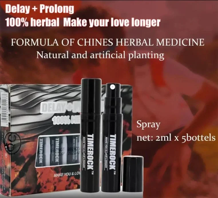 Delay Spray Adult Sex Products Natural Herbal 5PCS Per Box 2ML Sex Delay Spray for Men