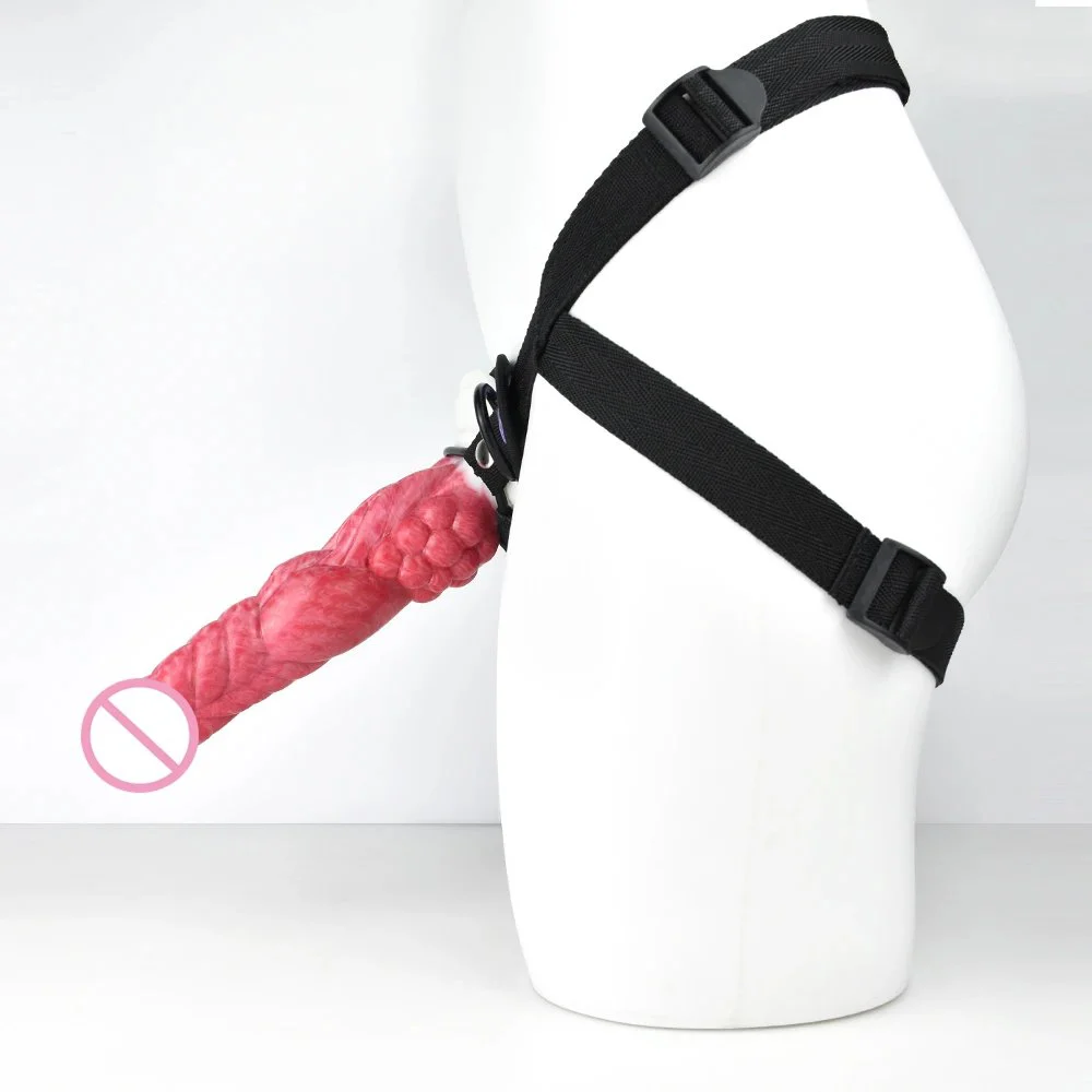 Toys Sex Adult Wear Artificial Penis Belt Strap on Dildo Realistic Hollow Strap on Dildo for Woman