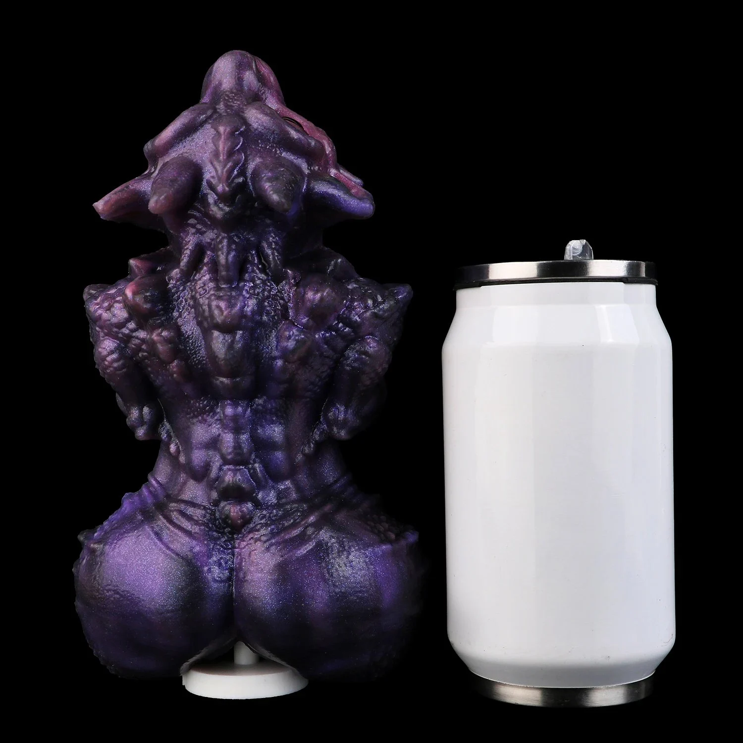 Dragon Male Masturbator Realistic Textured Stroker for Men with Suction Base Premium Phthalate-Free Silicone Monster Furry