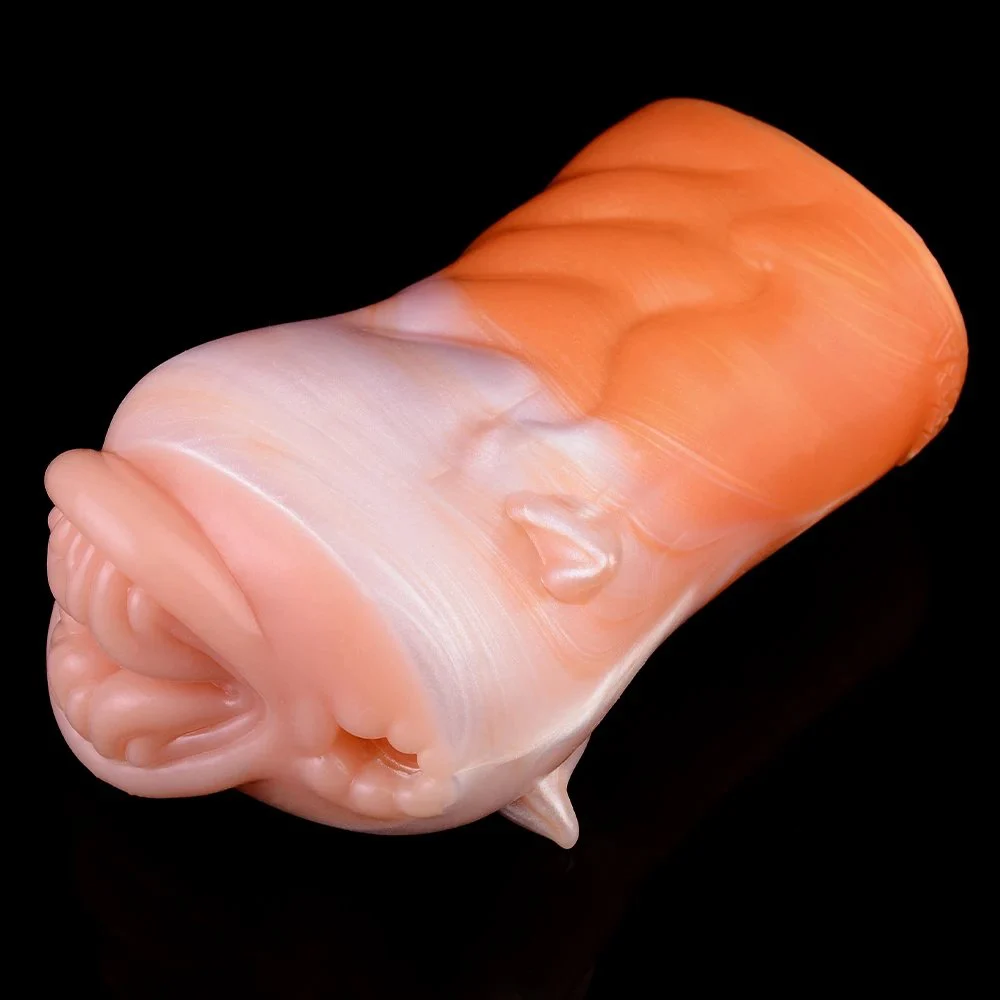 Male Fantasy Masturbator Animal Masturbator Cup Artificial Fantasy Monster Male Soft Silicone Corgi Masturbation Adult Toys