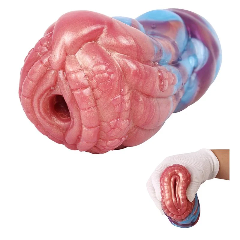 Alien Silicone Male Masturbator Sex Toys Artificial Realistic Vaginal Penis Stroker for Men Real Pussy Sex Toys Erotic Goods