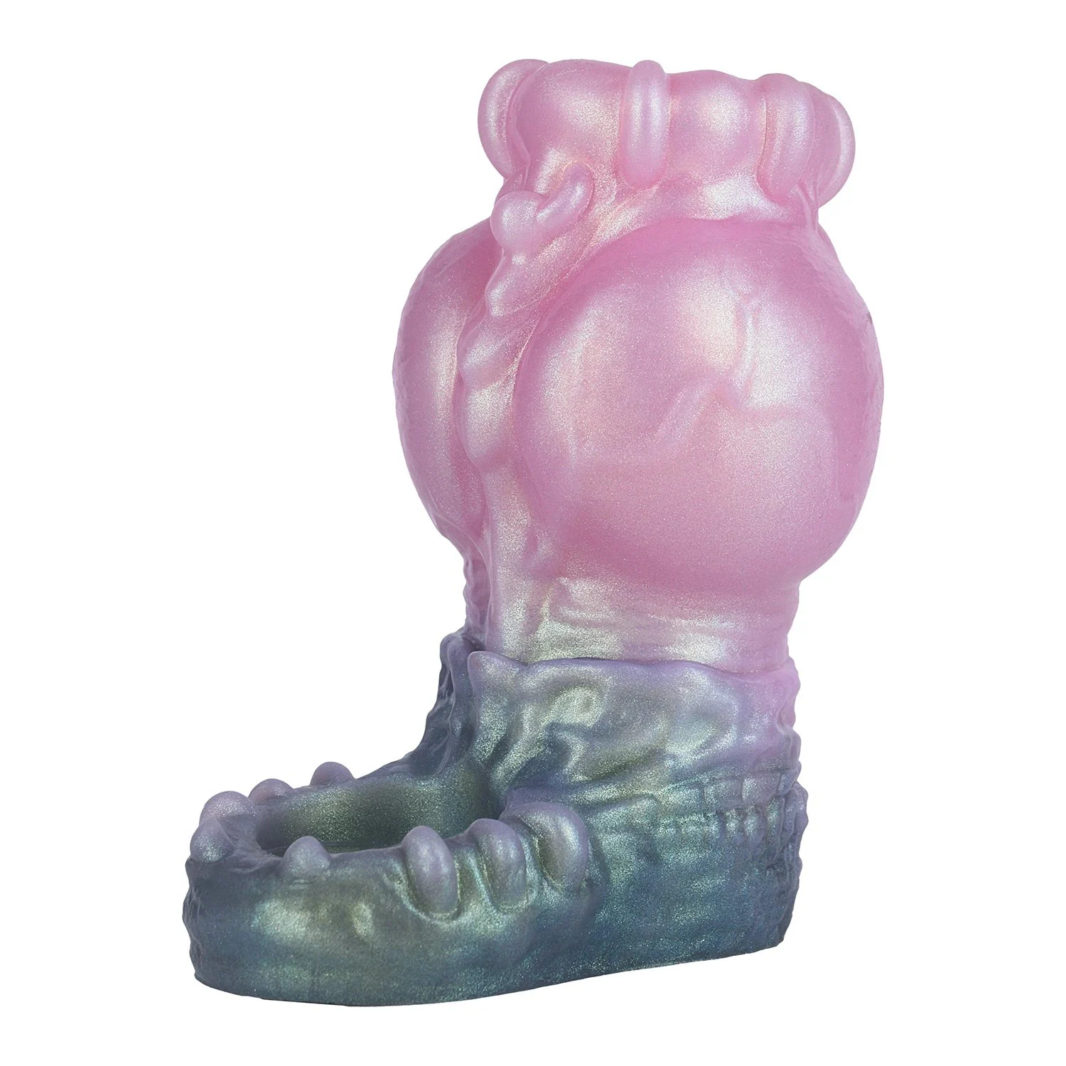 Fantasy Penis Sleeve Dog Knot Design Realistic Male Penis Extender Three Sizes Available Safe Silicone Material